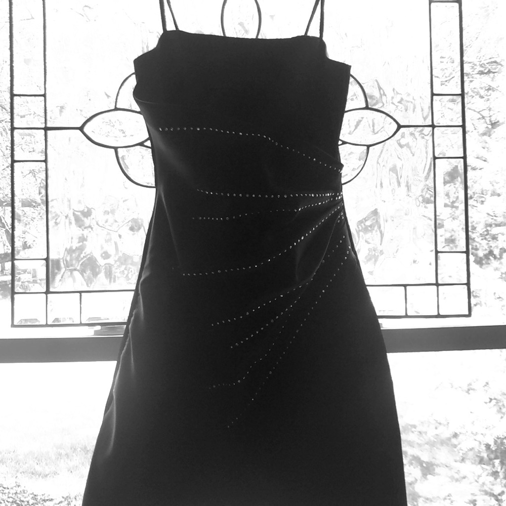 Short black dress